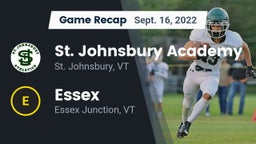 Recap: St. Johnsbury Academy  vs. Essex  2022