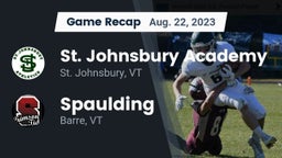 Recap: St. Johnsbury Academy  vs. Spaulding  2023