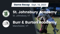 Recap: St. Johnsbury Academy  vs. Burr & Burton Academy  2023