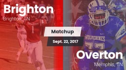 Matchup: Brighton vs. Overton  2017