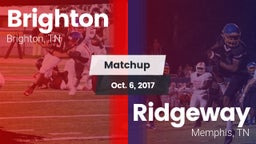 Matchup: Brighton vs. Ridgeway  2017