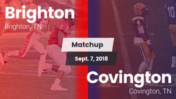 Matchup: Brighton vs. Covington  2018