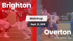 Matchup: Brighton vs. Overton  2018