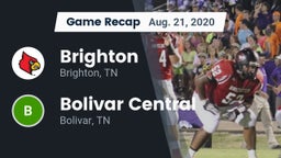 Recap: Brighton  vs. Bolivar Central  2020
