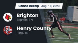 Recap: Brighton  vs. Henry County  2023