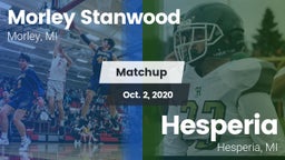Matchup: Morley Stanwood vs. Hesperia  2020