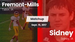 Matchup: Fremont-Mills vs. Sidney  2017