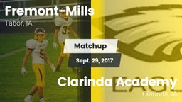 Matchup: Fremont-Mills vs. Clarinda Academy  2017