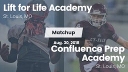 Matchup: Lift for Life Academ vs. Confluence Prep Academy  2018