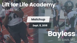 Matchup: Lift for Life Academ vs. Bayless  2018