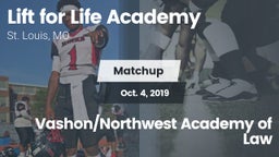 Matchup: Lift for Life Academ vs. Vashon/Northwest Academy of Law 2019
