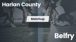 Matchup: Harlan County vs. Belfry  2016