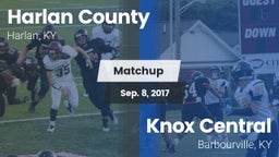 Matchup: Harlan County vs. Knox Central  2017