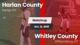 Matchup: Harlan County vs. Whitley County  2018