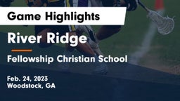 River Ridge  vs Fellowship Christian School Game Highlights - Feb. 24, 2023