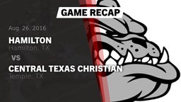 Recap: Hamilton  vs. Central Texas Christian  2016