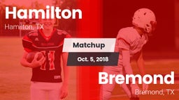Matchup: Hamilton vs. Bremond  2018