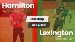 Matchup: Hamilton vs. Lexington  2018