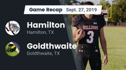 Recap: Hamilton  vs. Goldthwaite  2019