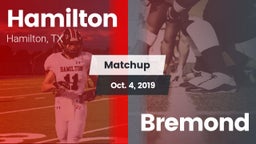 Matchup: Hamilton vs. Bremond 2019