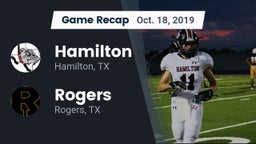 Recap: Hamilton  vs. Rogers  2019
