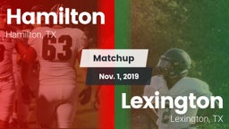 Matchup: Hamilton vs. Lexington  2019