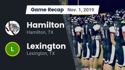 Recap: Hamilton  vs. Lexington  2019