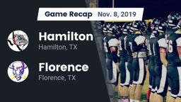 Recap: Hamilton  vs. Florence  2019