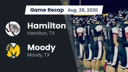 Recap: Hamilton  vs. Moody  2020