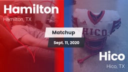 Matchup: Hamilton vs. Hico  2020