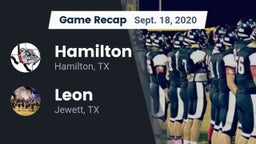 Recap: Hamilton  vs. Leon  2020