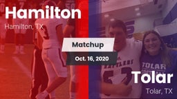 Matchup: Hamilton vs. Tolar  2020