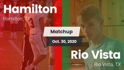 Matchup: Hamilton vs. Rio Vista  2020