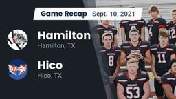 Recap: Hamilton  vs. Hico  2021