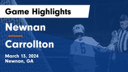 Newnan  vs Carrollton  Game Highlights - March 13, 2024