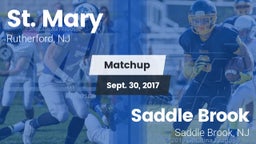 Matchup: St. Mary vs. Saddle Brook  2017