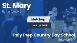 Matchup: St. Mary vs. Poly Prep Country Day School 2017