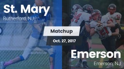 Matchup: St. Mary vs. Emerson  2017