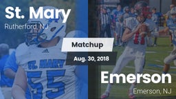 Matchup: St. Mary vs. Emerson  2018