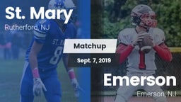Matchup: St. Mary vs. Emerson  2019