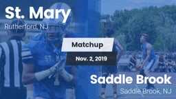 Matchup: St. Mary vs. Saddle Brook  2019