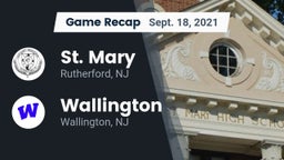 Recap: St. Mary  vs. Wallington  2021