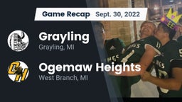 Recap: Grayling  vs. Ogemaw Heights  2022