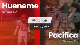 Matchup: Hueneme  vs. Pacifica  2017