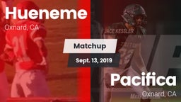 Matchup: Hueneme  vs. Pacifica  2019