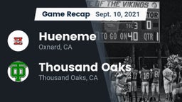 Recap: Hueneme  vs. Thousand Oaks  2021