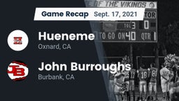 Recap: Hueneme  vs. John Burroughs  2021
