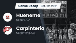 Recap: Hueneme  vs. Carpinteria  2021