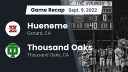 Recap: Hueneme  vs. Thousand Oaks  2022
