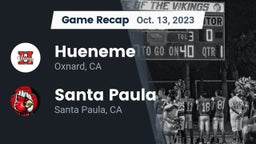 Recap: Hueneme  vs. Santa Paula  2023